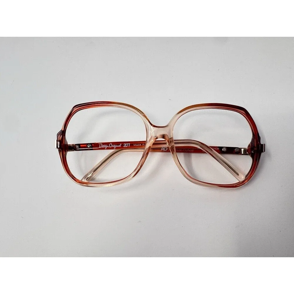 Vintage American Optical AO207 Eyeglass Frames Only 50-17-130 Pink USA